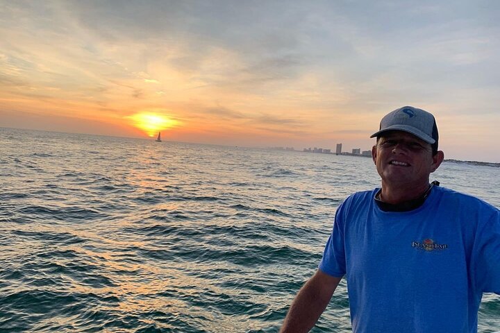 Dolphin Sunset Cruise in Panama City Beach on the "Island Time"