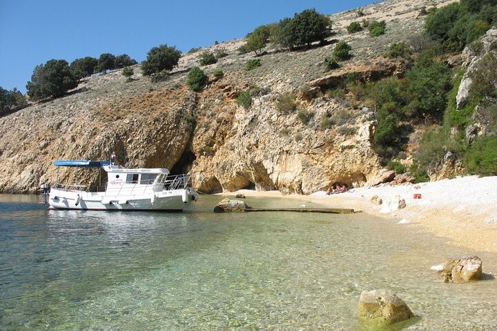 Taxi boat Kormat-5 hour half day tour from Punat