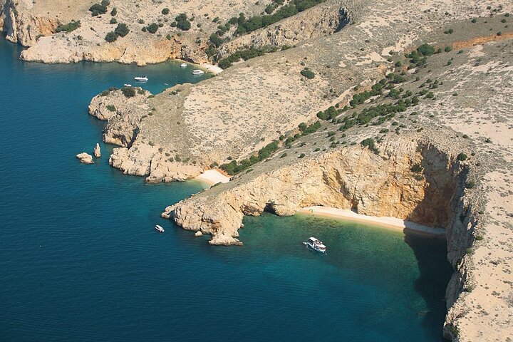 Taxi boat Kormat-5 hour half day tour from Punat