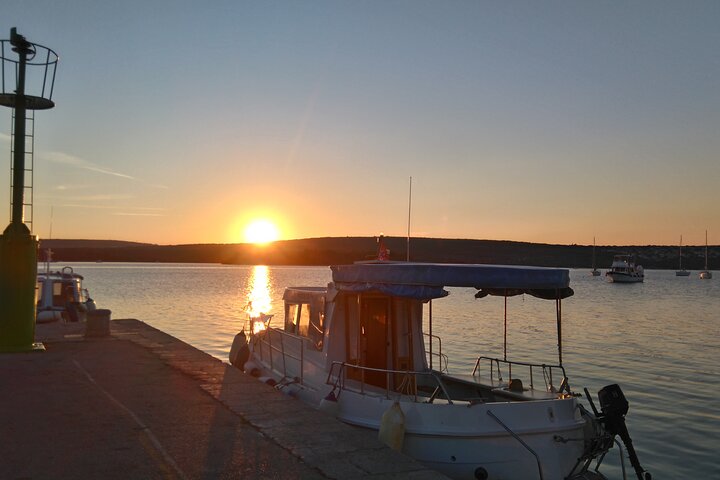 Taxi boat Kormat-5 hour half day tour from Punat