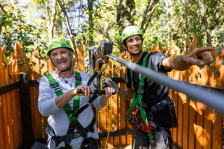 Rotorua Ziplines - Zipline Over Waterfalls - Free Sauna