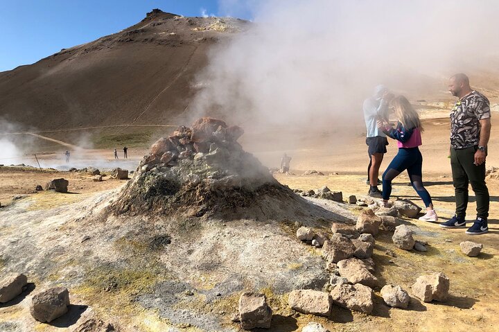 Lake Myvatn Day Tour and Godafoss Waterfall for Cruise Ships from Akureyri Port