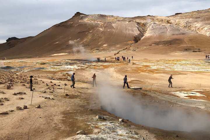 Lake Myvatn Day Tour and Godafoss Waterfall for Cruise Ships from Akureyri Port