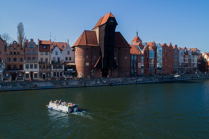 Cruises on the Motlawa River by a luxury catamaran - Gdańsk from the water side