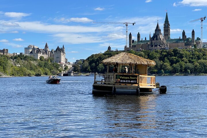 Lilo Floating Tiki Bar on the Ottawa River (Gatineau Pickup)