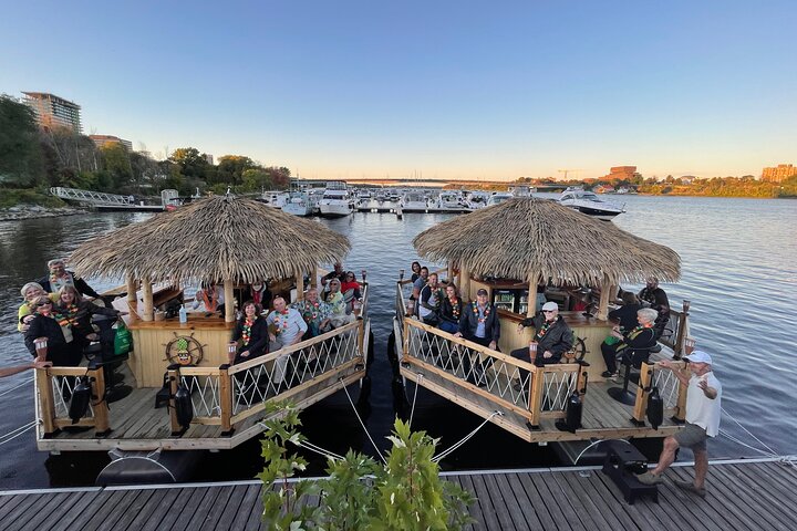 Lilo Floating Tiki Bar on the Ottawa River (Gatineau Pickup)