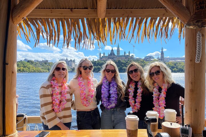 Lilo Floating Tiki Bar on the Ottawa River (Gatineau Pickup)