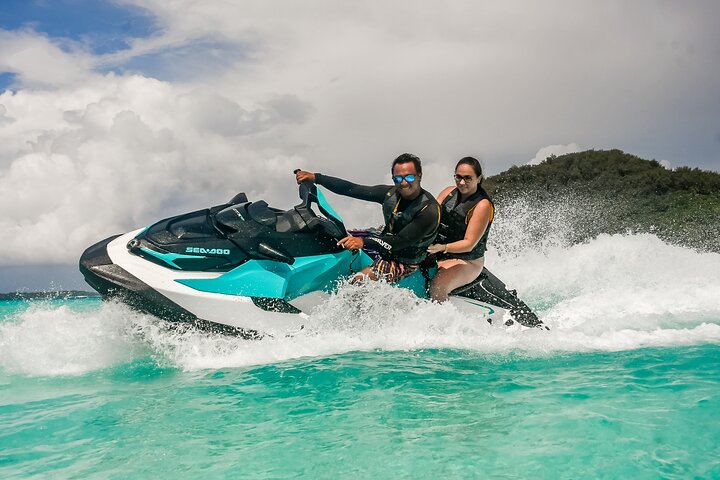 Full Day ATV Vanilla and Jet Ski Adventure with Polynesian BBQ