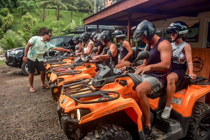 Full Day ATV Vanilla and Jet Ski Adventure with Polynesian BBQ