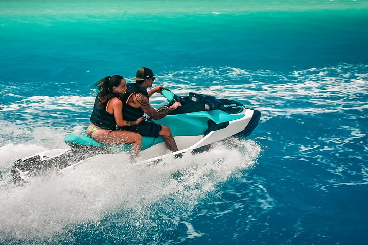 Full Day ATV Vanilla and Jet Ski Adventure with Polynesian BBQ