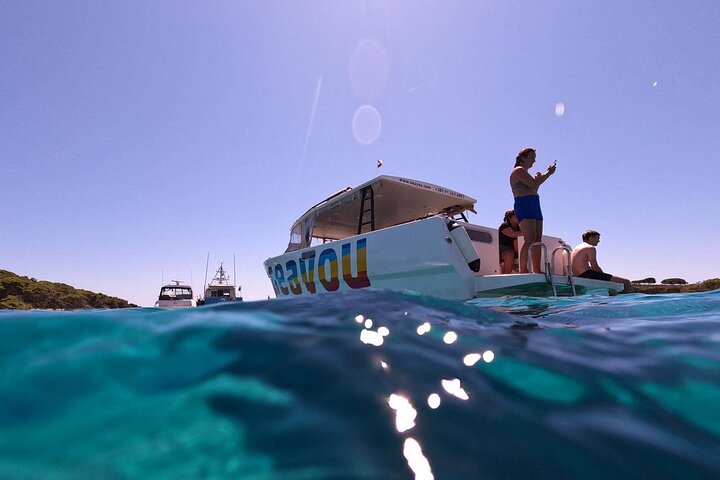 Private Blue Lagoon and UNESCO town Trogir 5h Boat Tour for 12