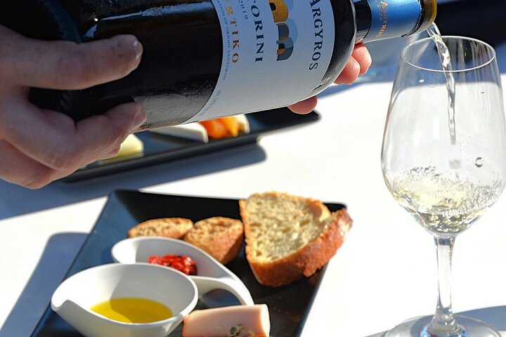 Santorini Wine Tasting & Premium Lunch at Award-Winning Winery