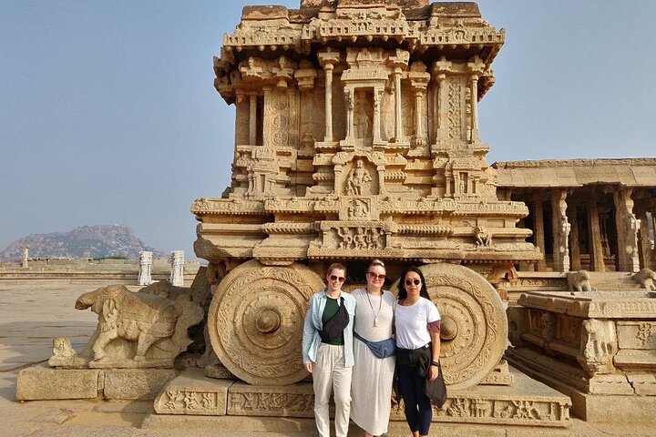 1 day private tour of Hampi world heritage site in car with professional guide