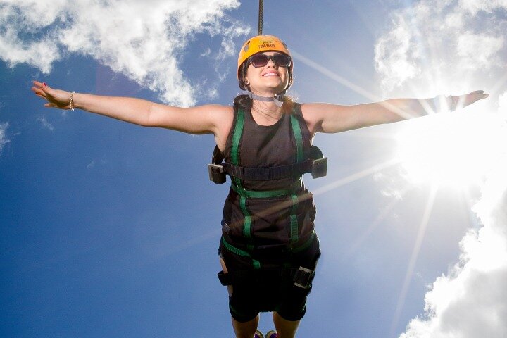 The Beast Zipline at Toroverde Adventure Park in Puerto Rico