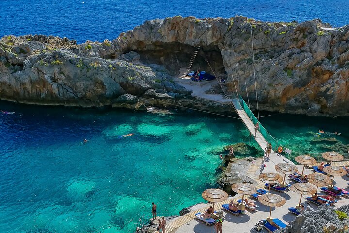 From Chania private trip to Spili-Kourtaliotiko-Kalypso beach