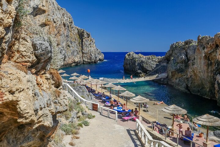 From Chania private trip to Spili-Kourtaliotiko-Kalypso beach