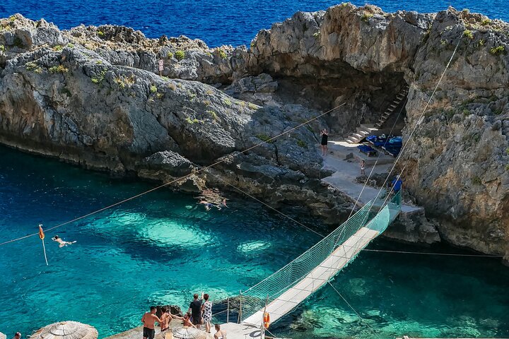 From Chania private trip to Spili-Kourtaliotiko-Kalypso beach