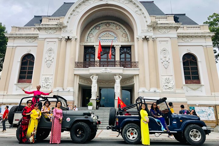 Ho Chi Minh City Private Half-Day Tour by U.S Army Jeep