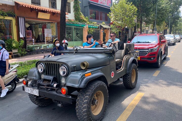 Ho Chi Minh City Private Half-Day Tour by U.S Army Jeep