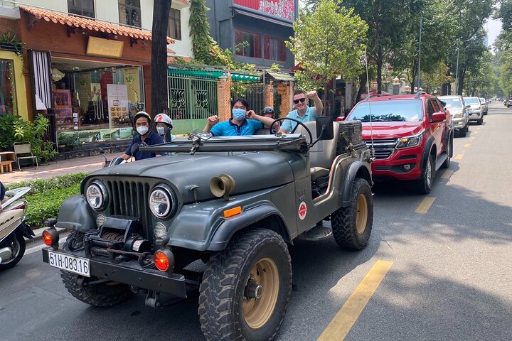 Ho Chi Minh City Private Half-Day Tour by U.S Army Jeep