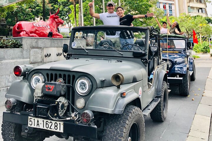 Ho Chi Minh City Private Half-Day Tour by U.S Army Jeep