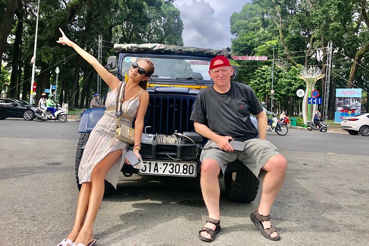 Ho Chi Minh City Private Half-Day Tour by U.S Army Jeep