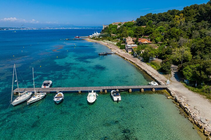 Ferry from Cannes to the island Ste Marguerite