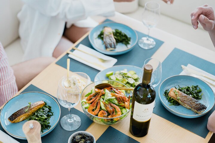 Catamaran Cruise in Nafplio | Greek Buffet & Open Bar