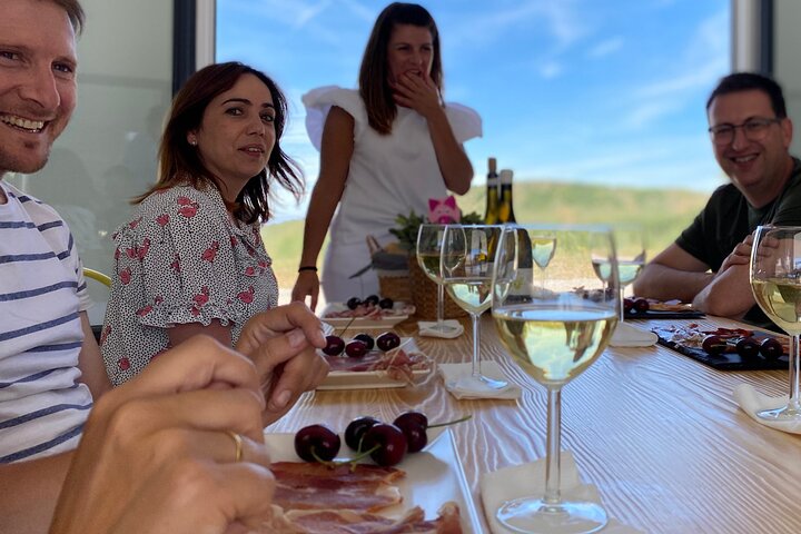 La Rioja Biosphere Organic Pig Farm and Ham and Wine Tasting