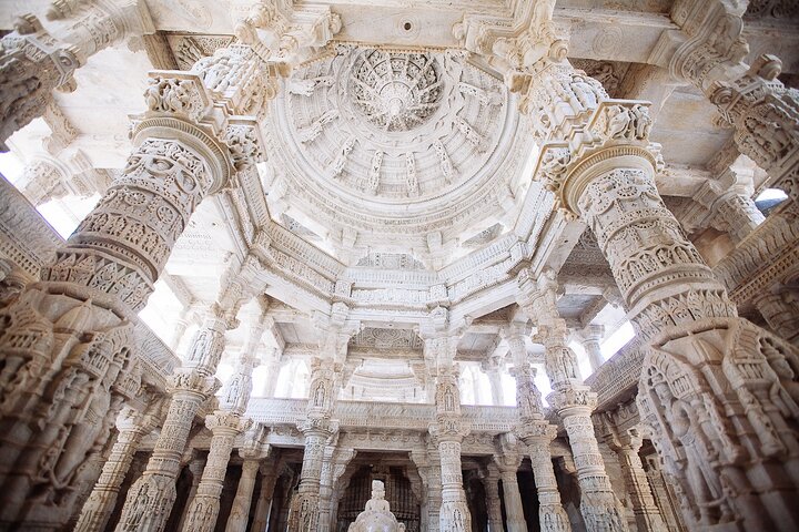 Visit to Ranakpur Jain & Bullet Baba Temple from Mount Abu with Jodhpur Drop