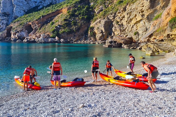 Uncharted Caves & Snorkelling Heaven: Cala Granadella Kayak Tour