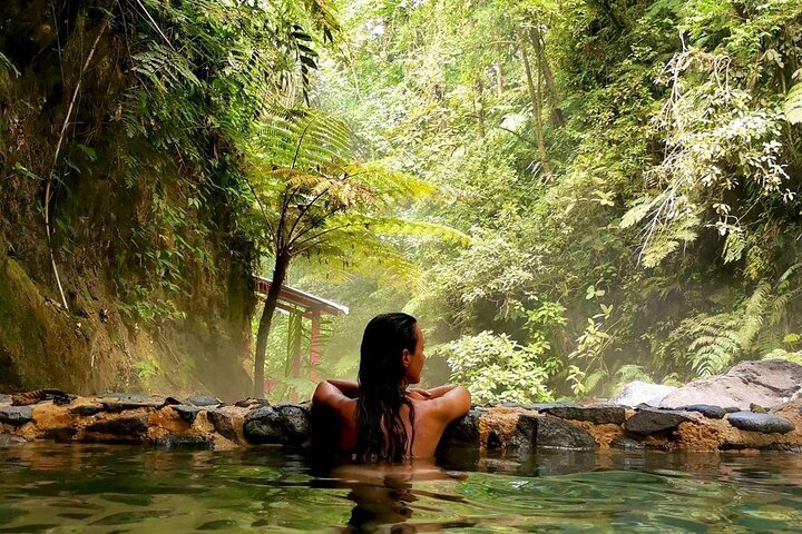 Natural Hot Springs Experience and visit an Authentic Mayan Market