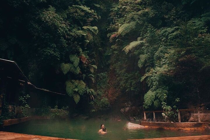 Natural Hot Springs Experience and visit an Authentic Mayan Market