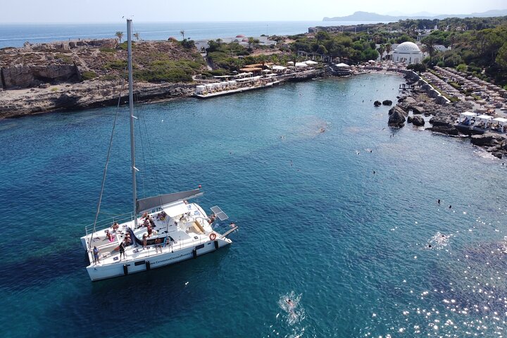 Catamaran Cruises Rhodes - 6 Hours Day Cruise ALL INCLUSIVE