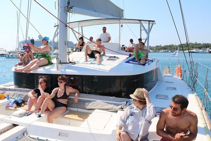 Catamaran Cruises Rhodes - 6 Hours Day Cruise ALL INCLUSIVE