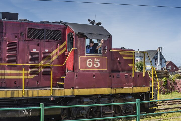 Skunk Train: Pudding Creek Express from Fort Bragg