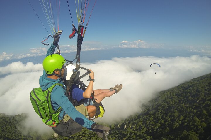 Paragliding above Ohrid