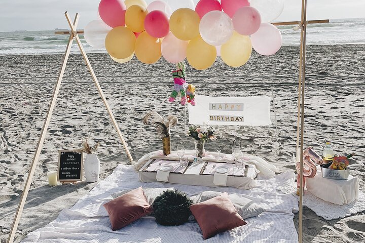 Romantic Picnic by the beach