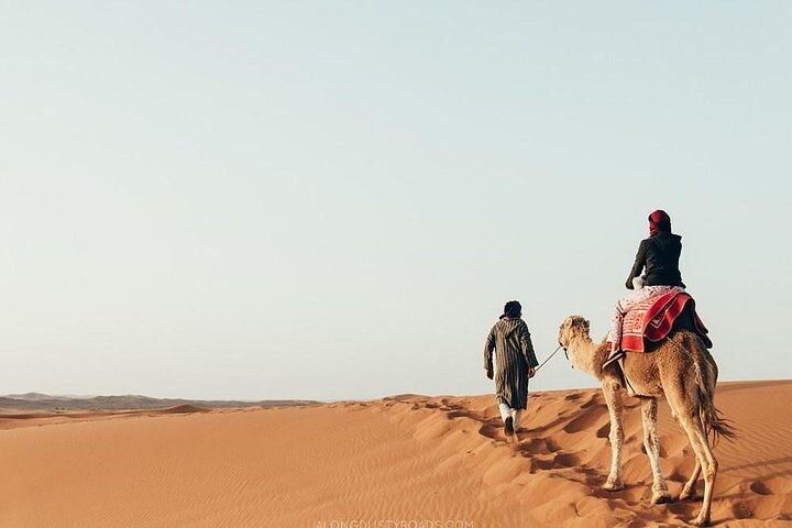 Ride the Camels for Sunset in Merzouga Dunes