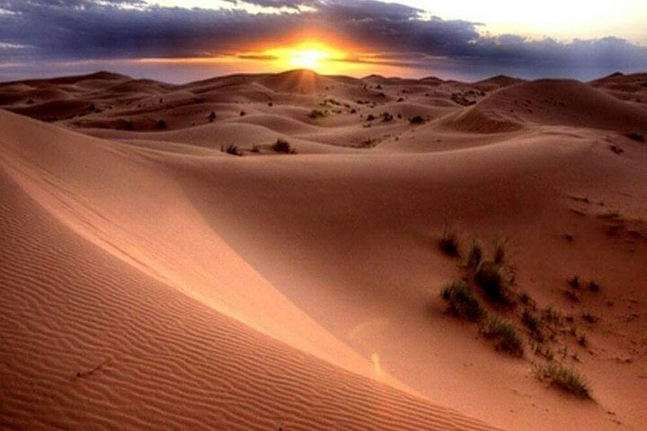 Ride the Camels for Sunset in Merzouga Dunes