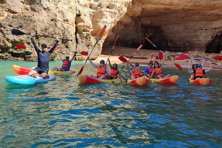 Benagil: Caves, Beaches, and Secret Spots Guided Kayak Tour