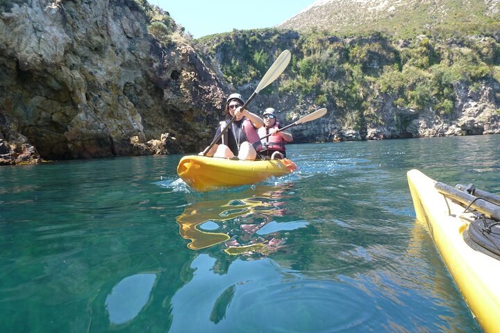 Private Tour explore Vulcano Island by Kayak & Coasteering