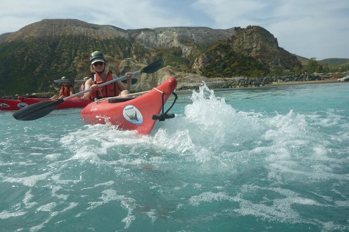 Private Tour explore Vulcano Island by Kayak & Coasteering