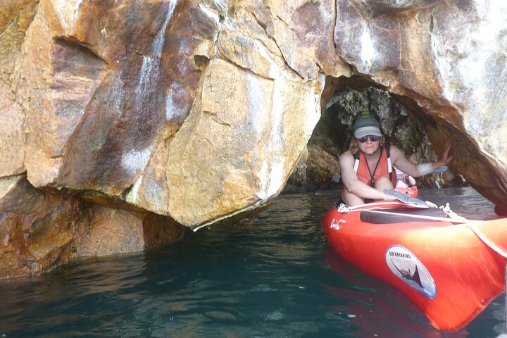 Private Tour explore Vulcano Island by Kayak & Coasteering