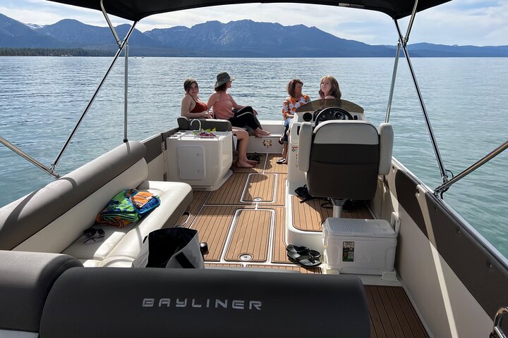 Private boat tours of Lake Tahoe for up to six guests.