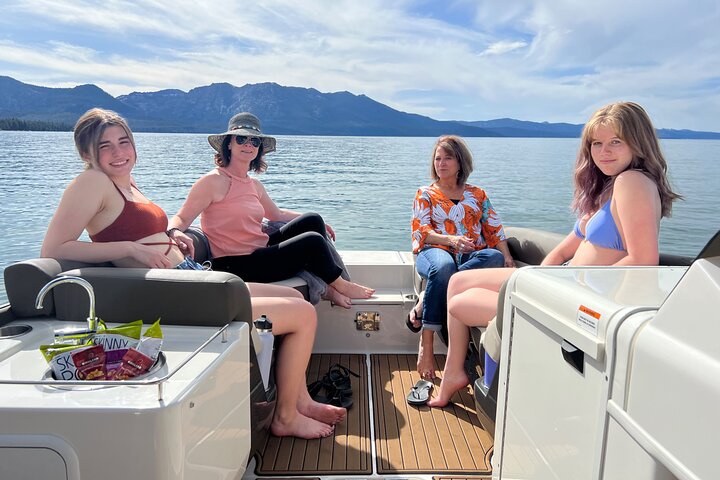 Private boat tours of Lake Tahoe for up to six guests.
