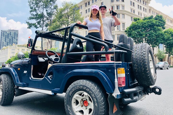 Ho Chi Minh City Private Half-Day Tour by U.S Army Jeep