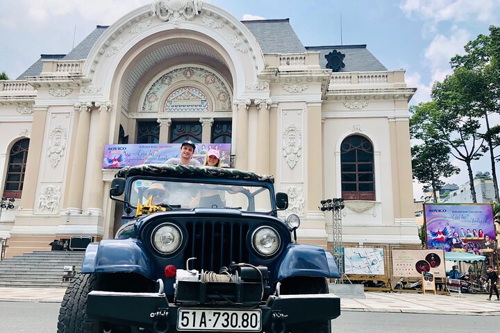 Ho Chi Minh City Private Half-Day Tour by U.S Army Jeep