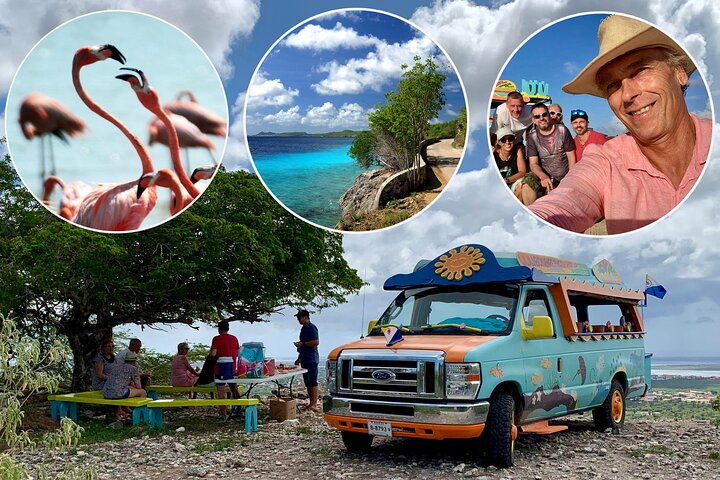 Luc’s Private Group Bonaire Open Bus Tour