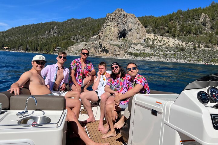 Private boat tours of Lake Tahoe for up to six guests.